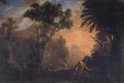 Claude Lorrain Landscape with St Onofrio (mk17) oil painting